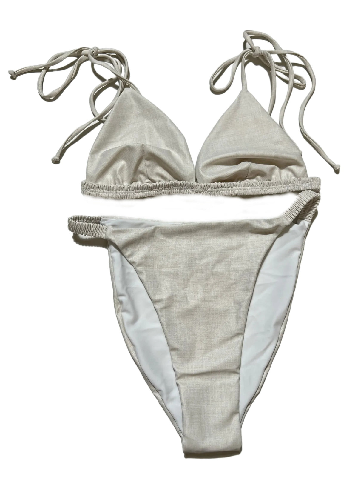 La Porte- White Bikini Set NEW