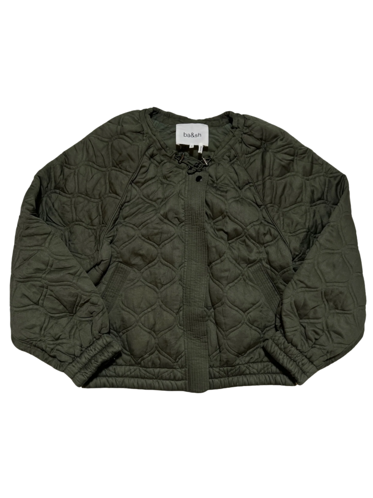 Ba&sh- Green Quilt Jacket