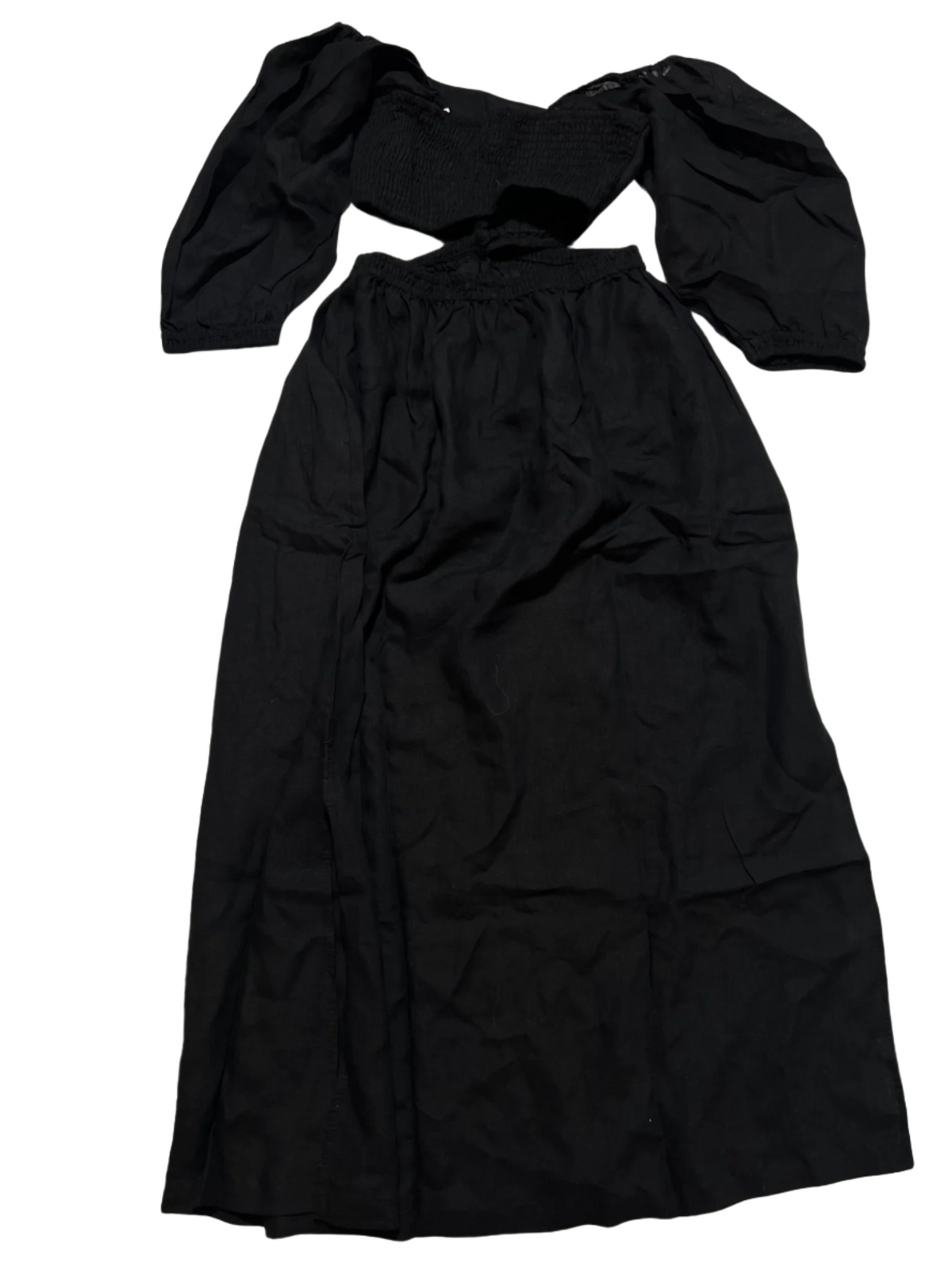 Vitamin A- Black Cutout Maxi Dress NEW WITH TAGS!