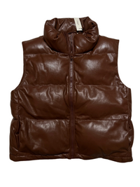 Wildfred Free- Brown "Vista" Puffer Vest NEW WITH TAGS!