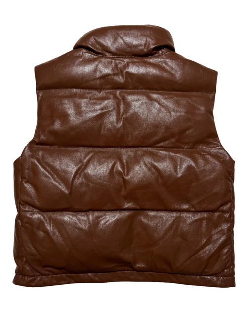 Wildfred Free- Brown "Vista" Puffer Vest - NEW WITH TAGS