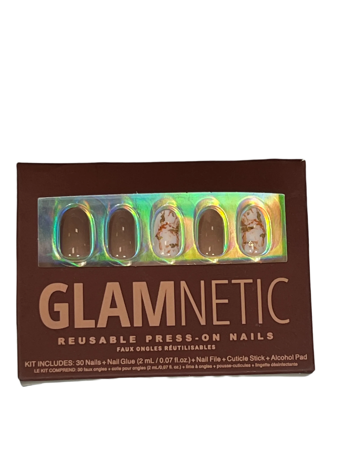 Glamnetic Press On Nails in Brown - NEW