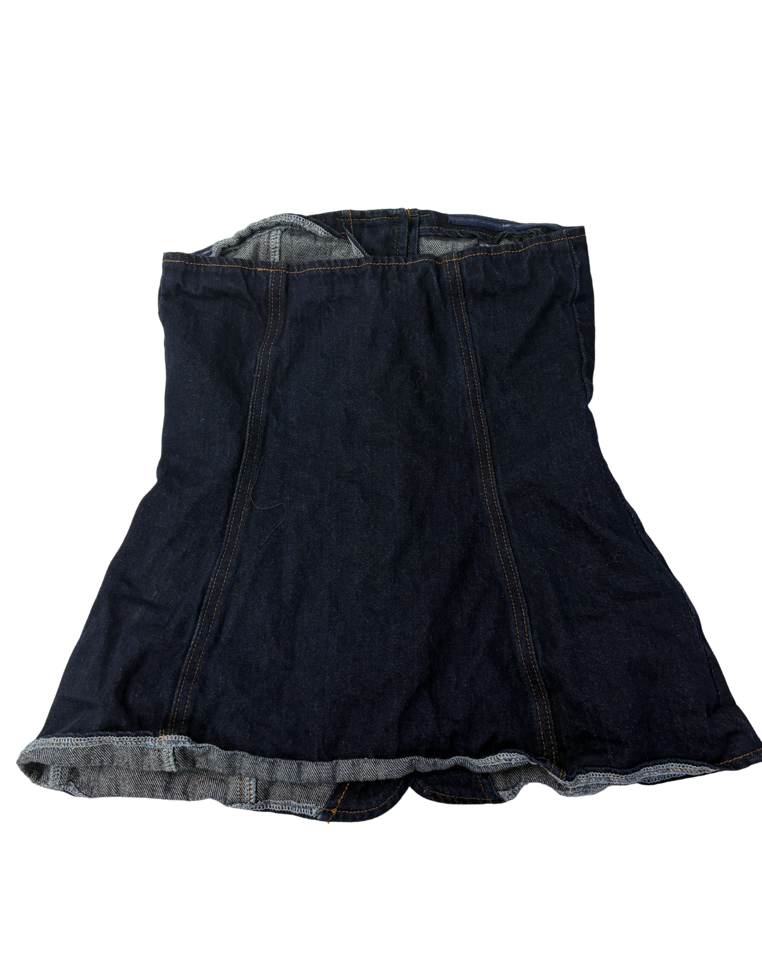 Meshki - Lennox Strapless Button Top in Dark Blue (Like-New)