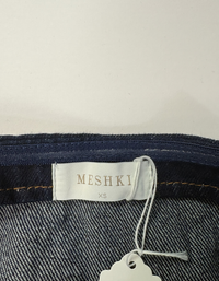 Meshki - Lennox Strapless Button Top in Dark Blue (Like-New)