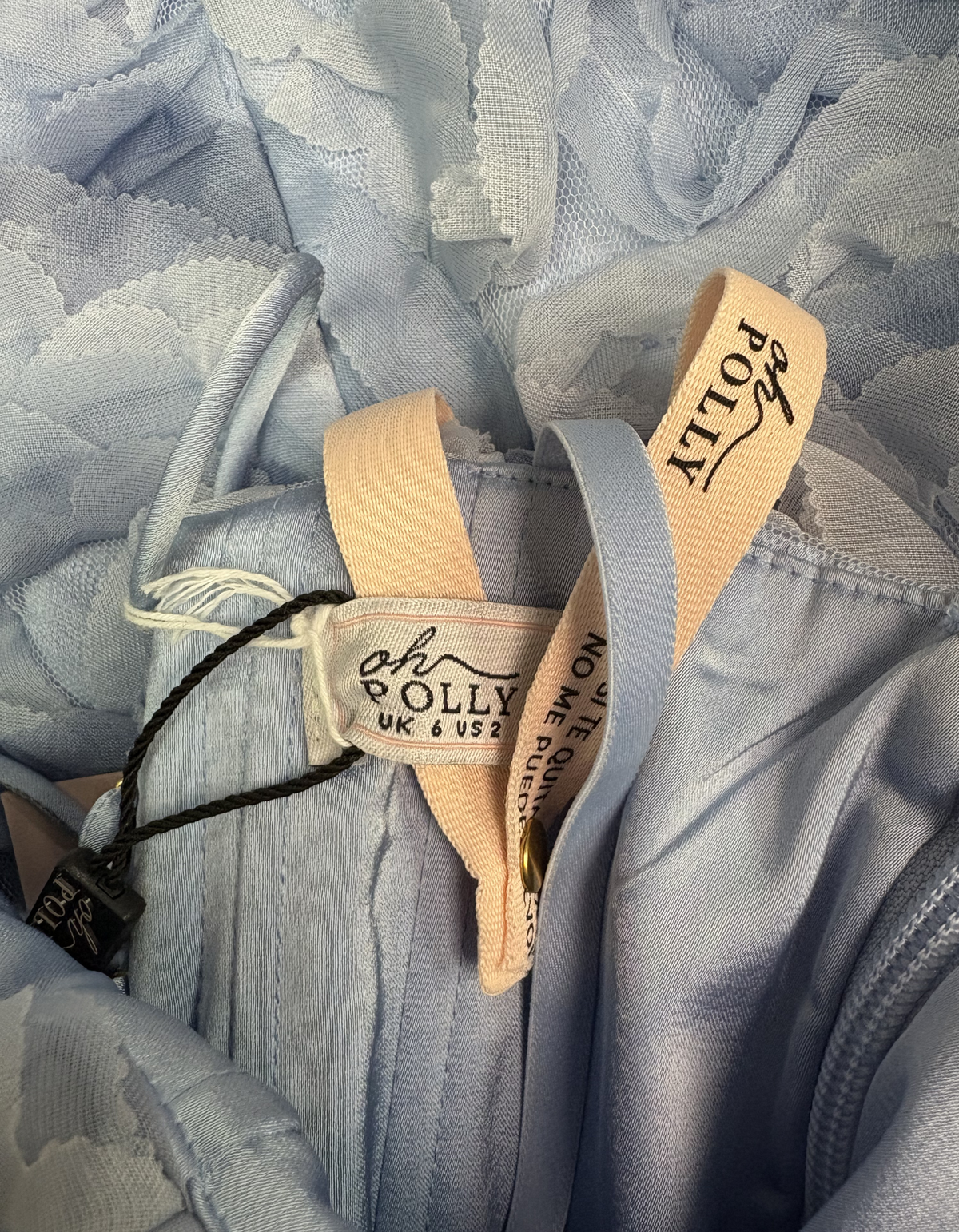 Oh Polly - Blue Floral Mini Dress - XS (New with Tags)