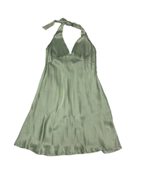 Rumored - Halter Satin Mini Dress - S (Like-New)