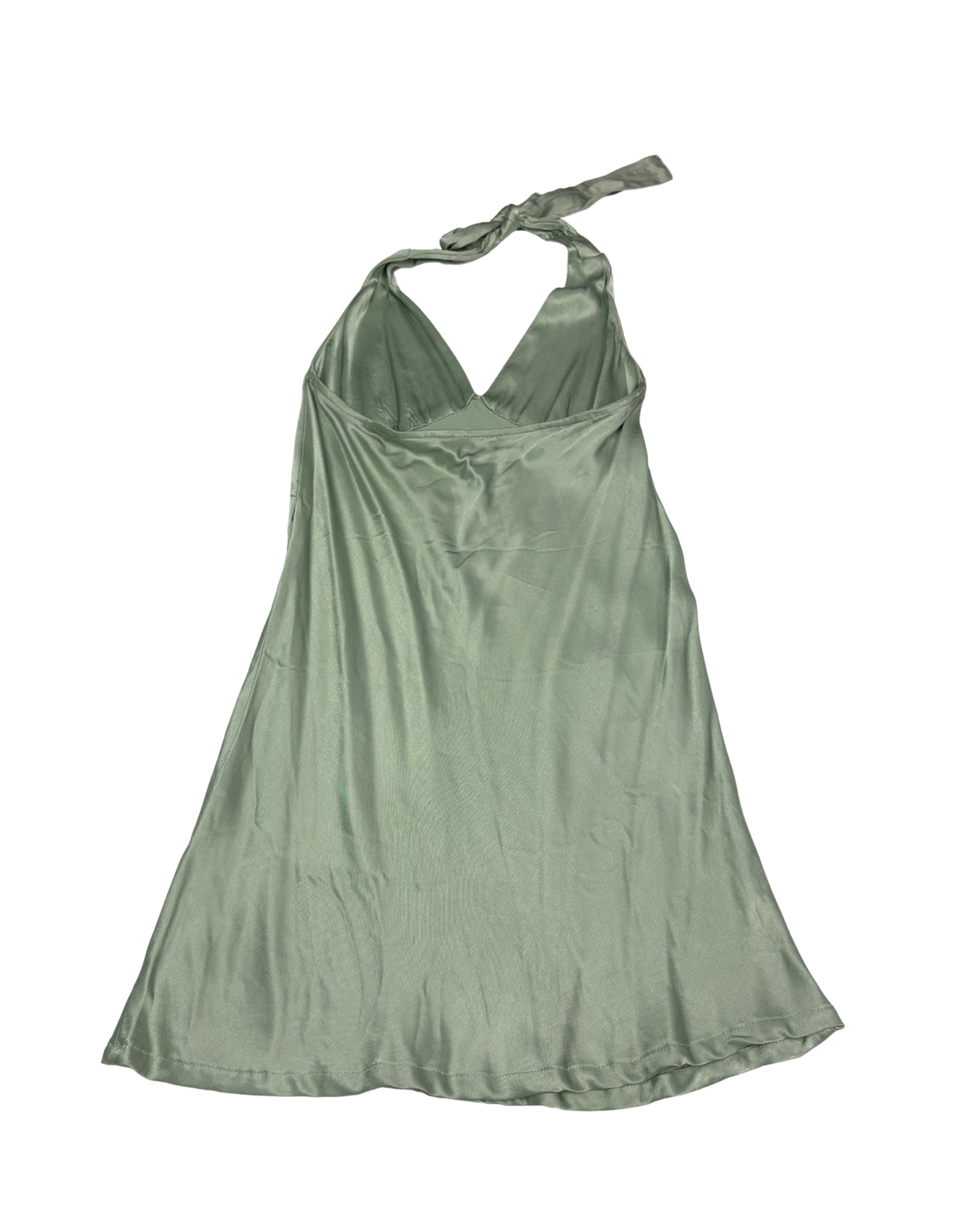 Rumored - Halter Satin Mini Dress - S (Like-New)