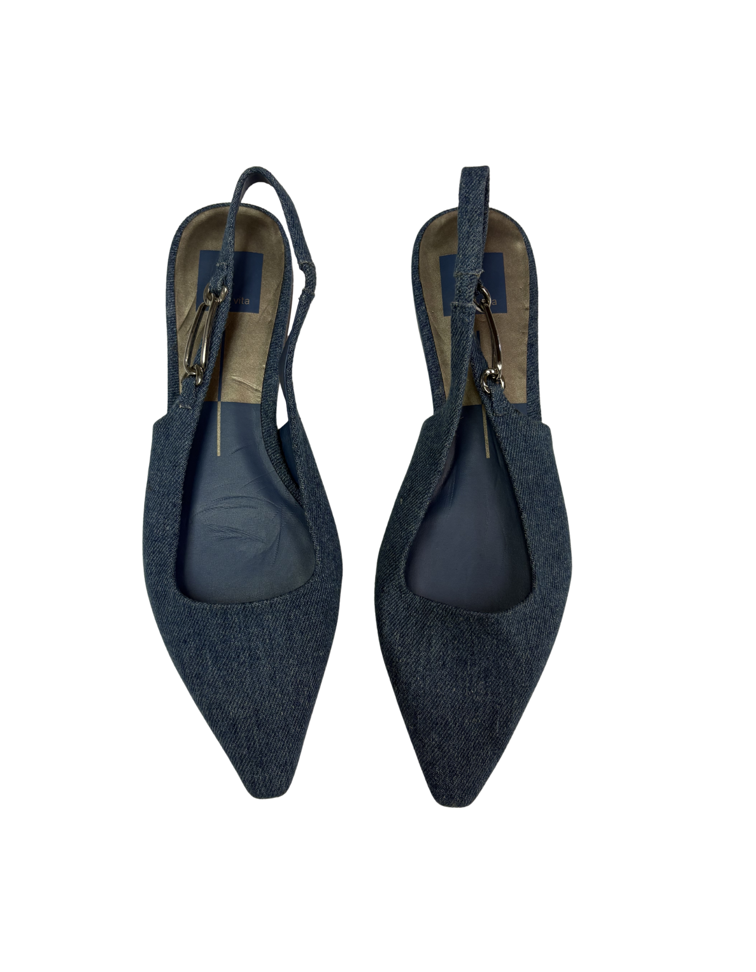 Dolce Vita - Denim Pointed Toe Flats - Size 8 (Like-New)