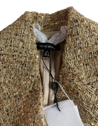 Nadine Merabi - Monica Gold Blazer Dress - XS (New with Tags)