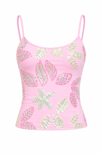Proncsss Polly - Lunavia Sequin Cami Top Pink - XS (New With Tags)