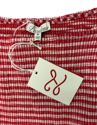 L'Academie - Marianna Gwen Mini Dress in Red & White - M (New with Tags)