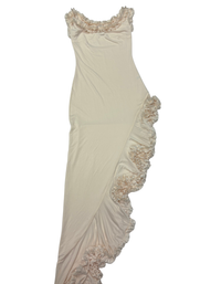 Meshki - Arielle Off Shoulder Ruffle Midi Dress - XS (Like-New)