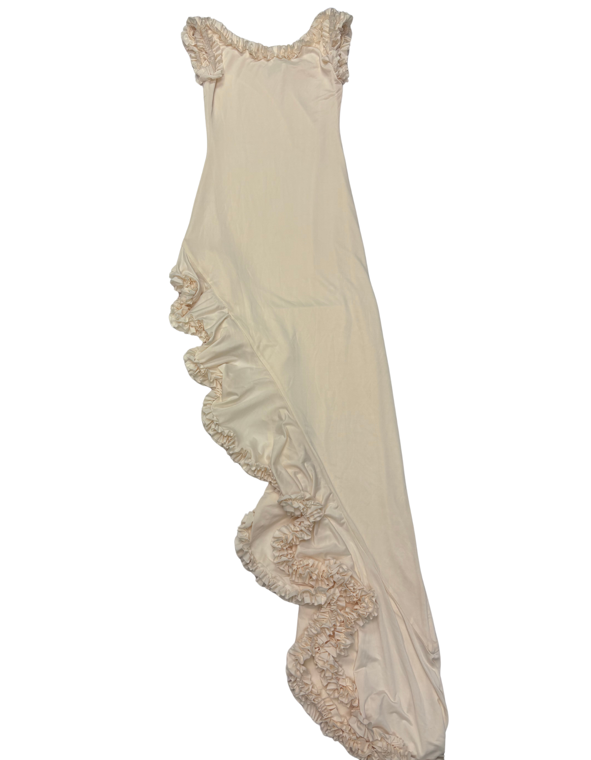 Meshki - Arielle Off Shoulder Ruffle Midi Dress - XS (Like-New)
