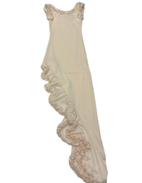 Meshki - Arielle Off Shoulder Ruffle Midi Dress - XS (Like-New)