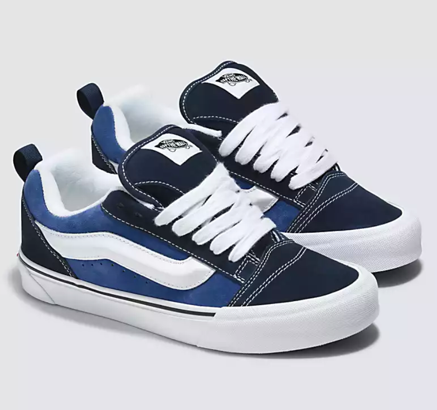 Vans - Black and Blue "Knu Skool" Sneakers