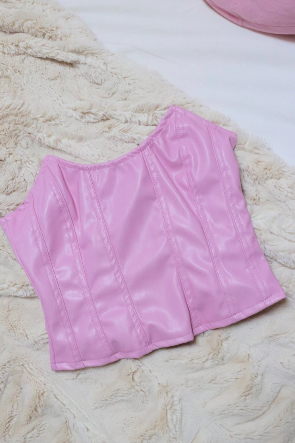 Shea Pink Corset Top - FINAL SALE