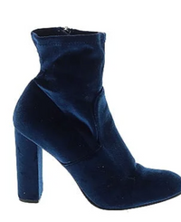 Steve Madden- Blue Suede Heels