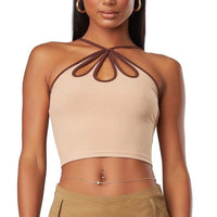 The Kript Blossom Top Nude - FINAL SALE