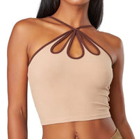 The Kript Blossom Top Nude - FINAL SALE