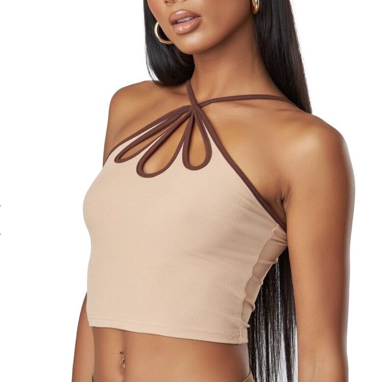 The Kript Blossom Top Nude - FINAL SALE