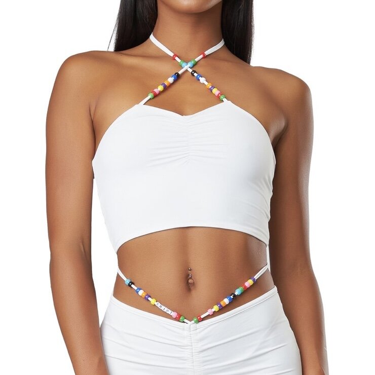 The Kript Trixie Top White - FINAL SALE