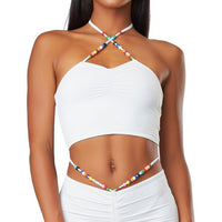 The Kript Trixie Top White - FINAL SALE