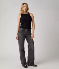 Levis - Low Loose Black Denim Jeans