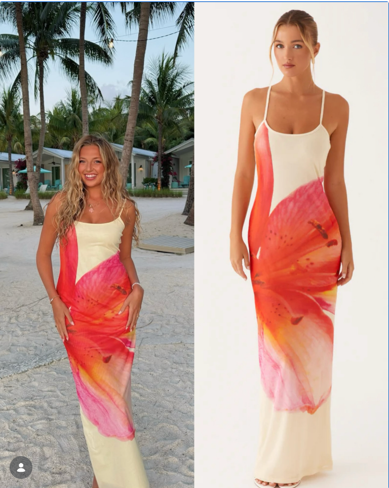 Peppermayo - Floral Sleeveless Maxi Dress - M (Like-New)