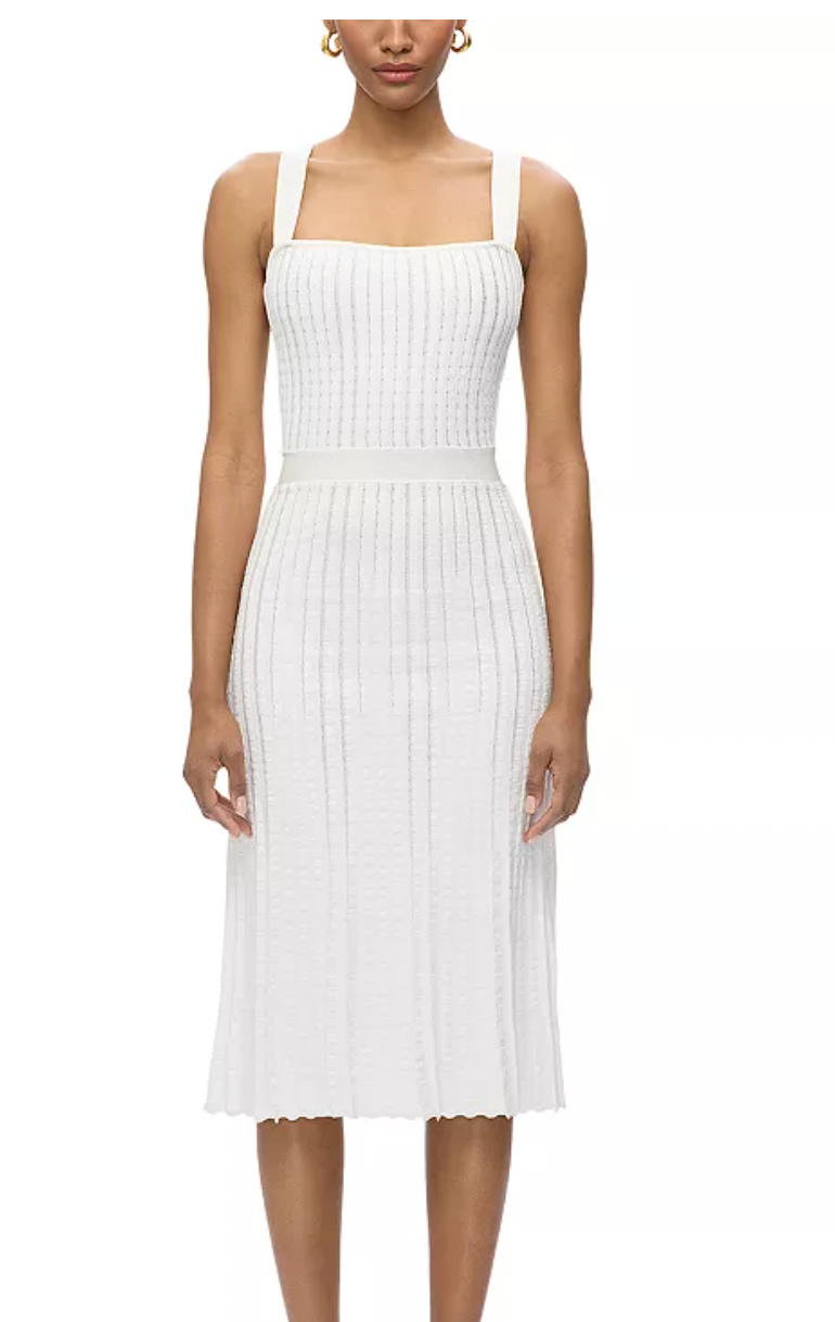 Herve Leger - Anastasia Midi White Dress - XS (Like-New)