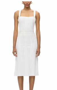 Herve Leger - Anastasia Midi White Dress - XS (Like-New)