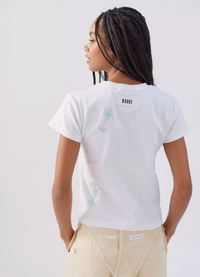 KROST Chainstitch Flower Baby Tee