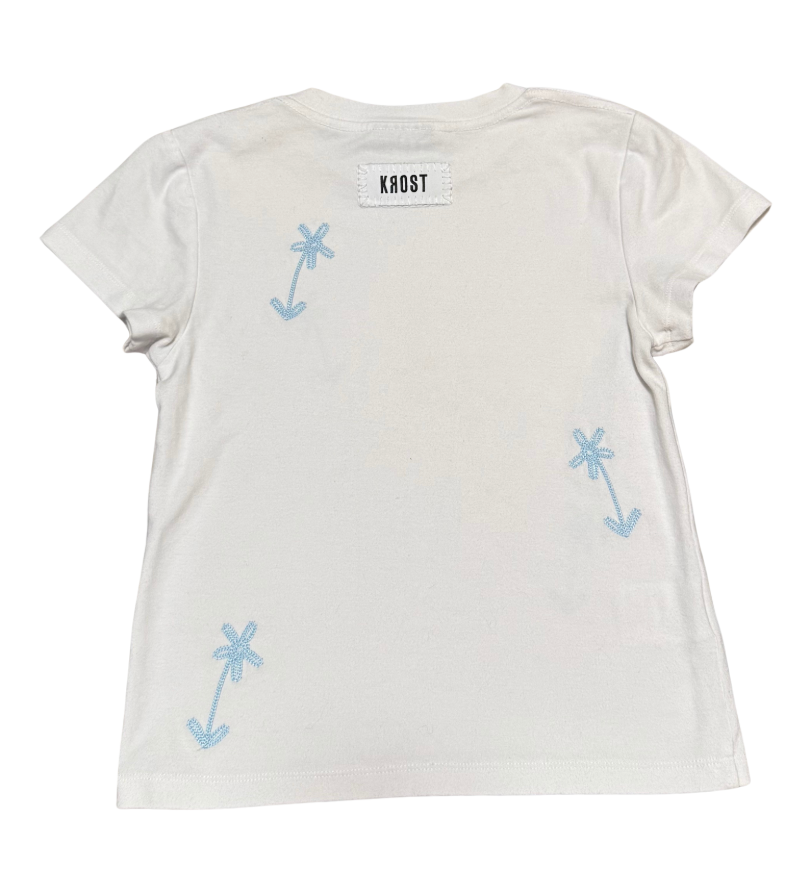 KROST Chainstitch Flower Baby Tee