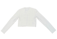 “The Georgina” White Cardigan