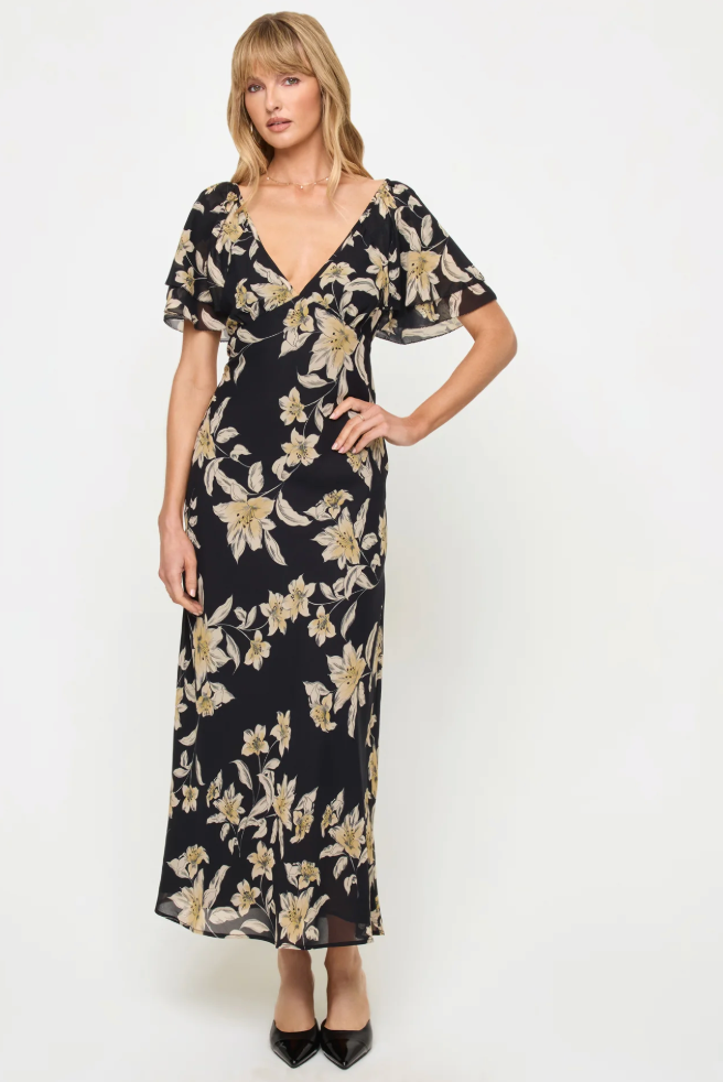 LSPACE Lover Maxi Dress - Petal To The Metal (New With Tags)