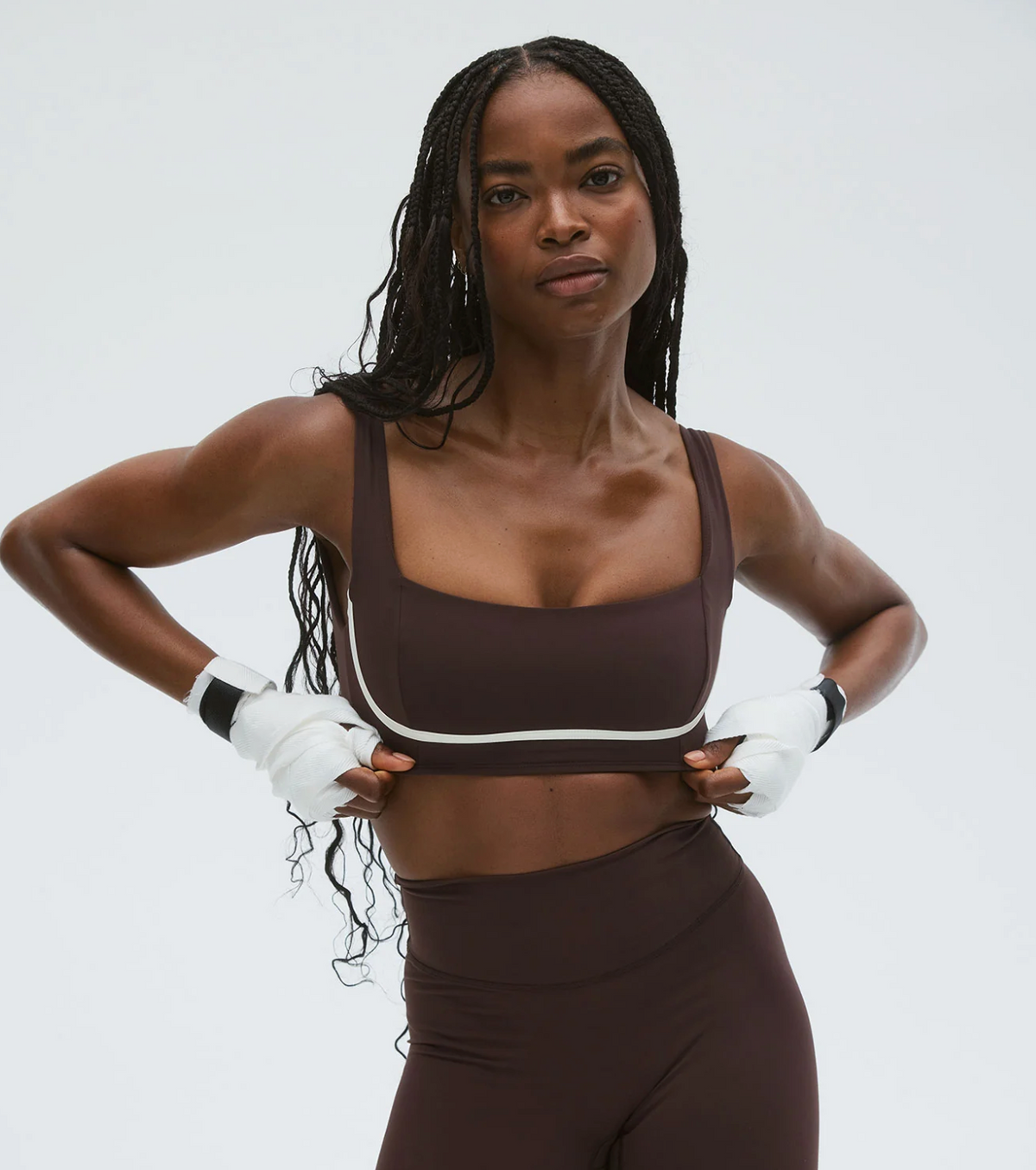 Monday Body - Zion Bra in Espresso/Ivory - LG (Like-New)