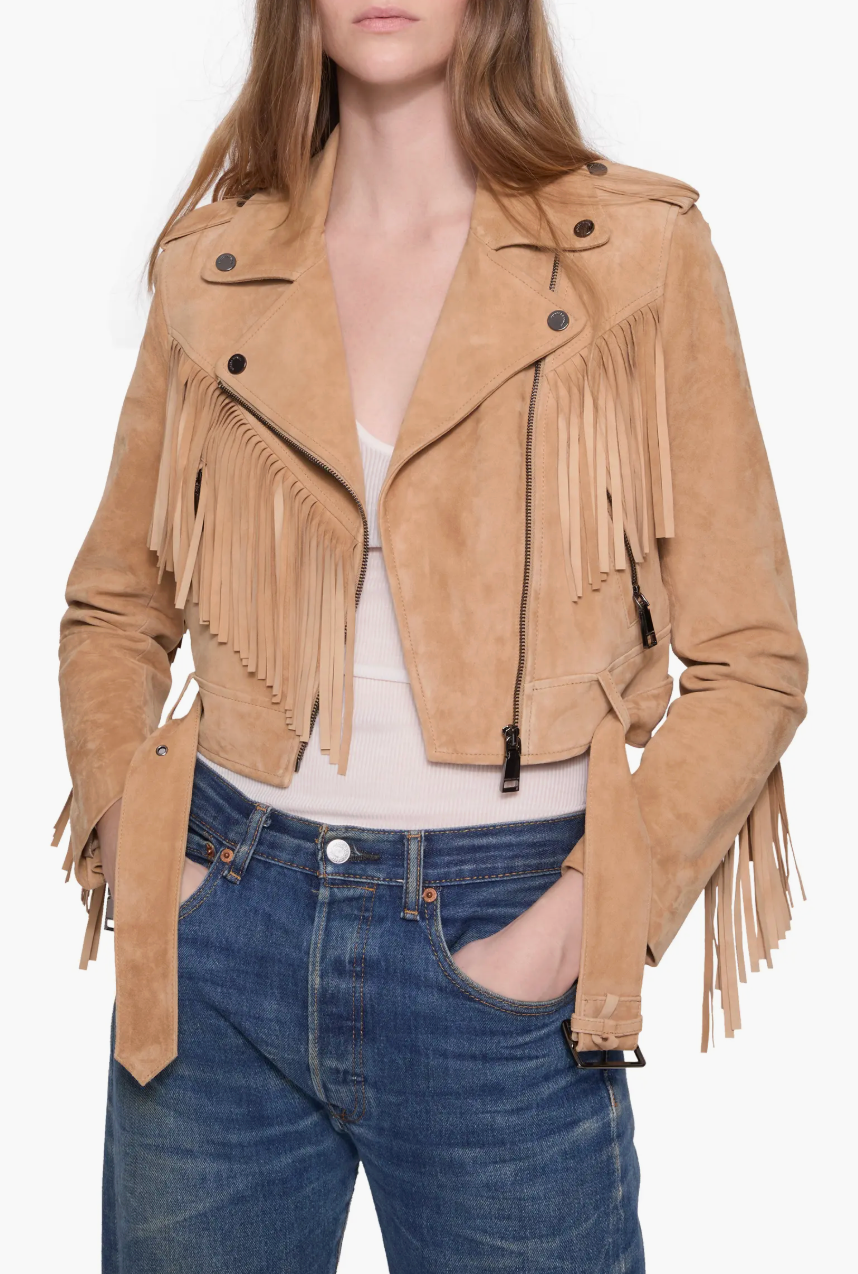 Rebecca Minkoff - Gemma Suede Jacket - LG (New with Tags)