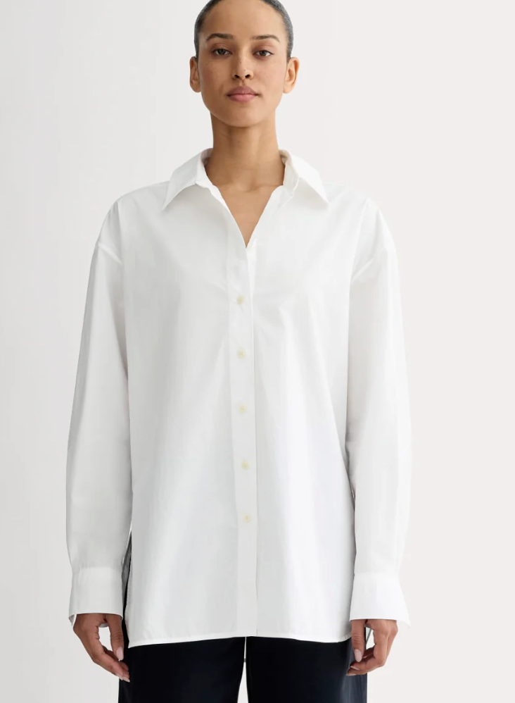 Everlane - Boyfriend Shirt in Cotton - LG (Like-New)