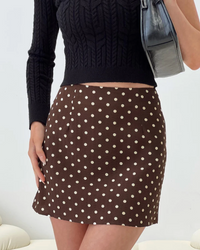 Princess Polly - Polka Dot Mini Skirt - US6 (Like-New)
