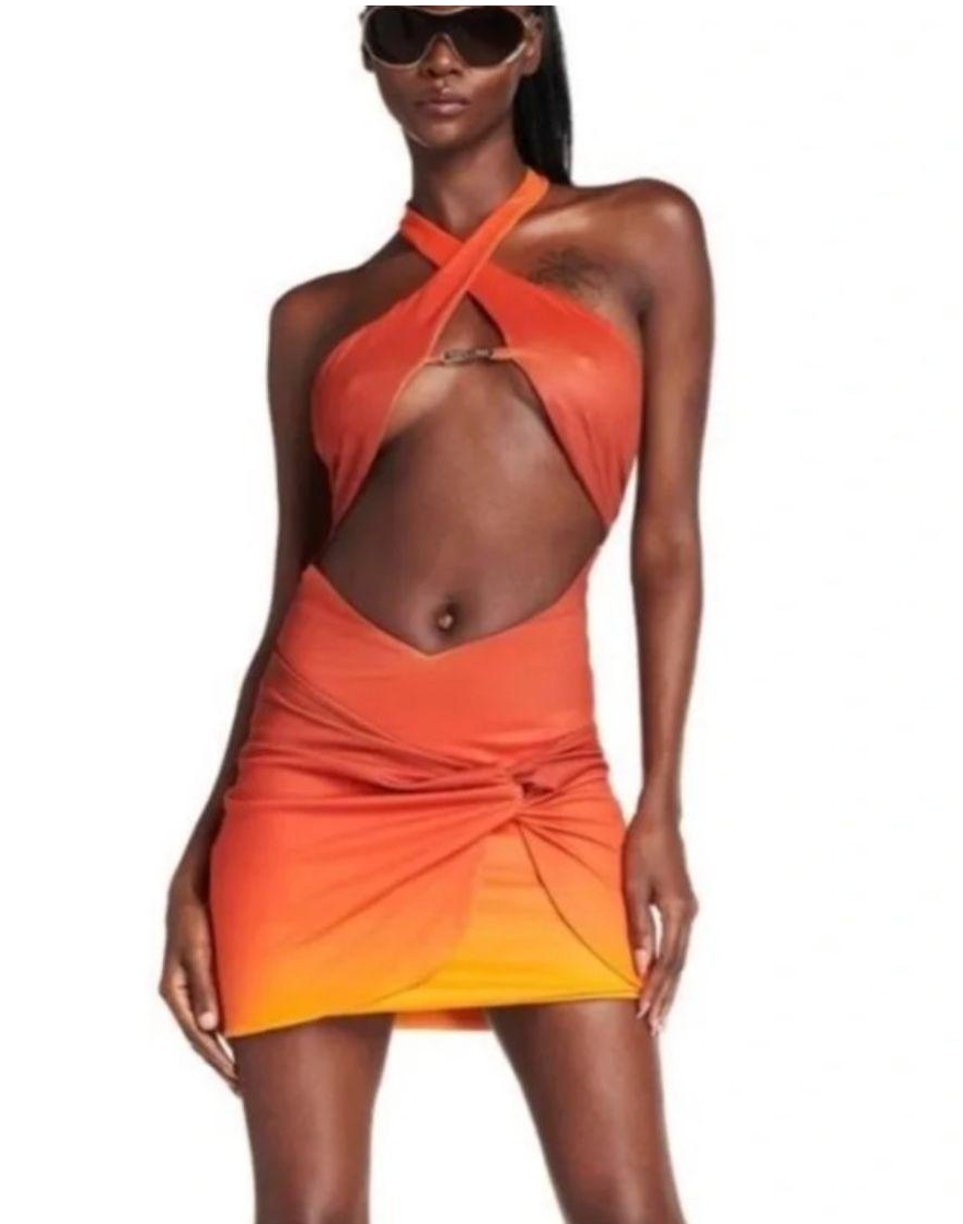 I.AM.GIA Gradient Halter Mini Dress - S (Like New)