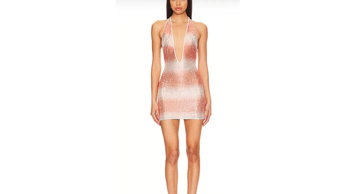 Superdown - Halter Mini Sequin Dress - S (Like-New)