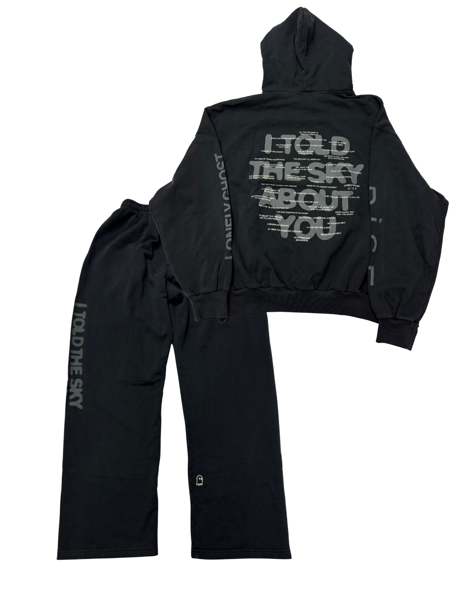 Lonely Ghost - I Told The Sky About You Sweat Set - S/M (Like-New)