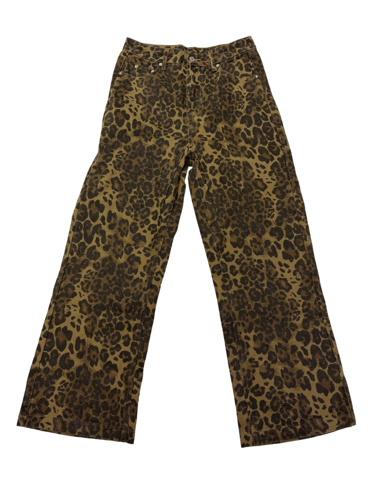 Aelfric Eden - Leopard Print Baggy Jeans - Size 30 (New With Tags)