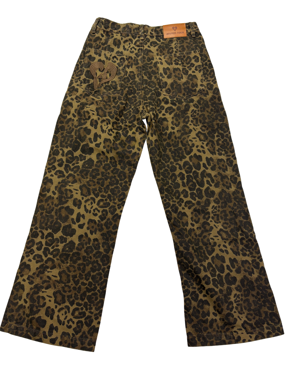 Aelfric Eden - Leopard Print Baggy Jeans - Size 30 (New With Tags)