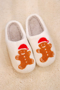 Gingerbread Man Slippers - FINAL SALE