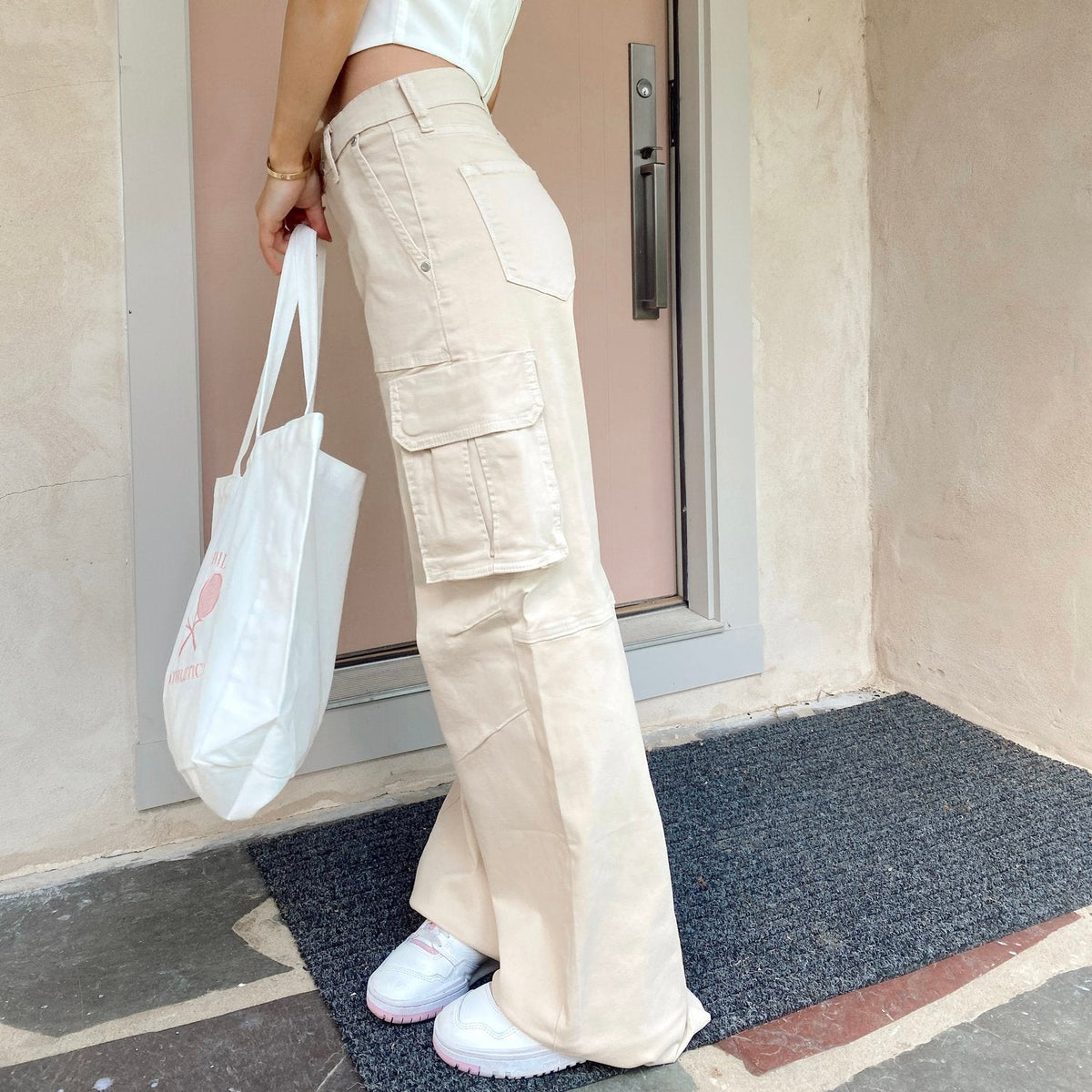 Cierra Sand Cargo Pants - FINAL SALE