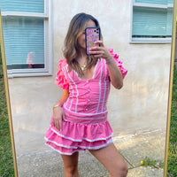 Fairytale Dreaming Hot Pink Dress - FINAL SALE