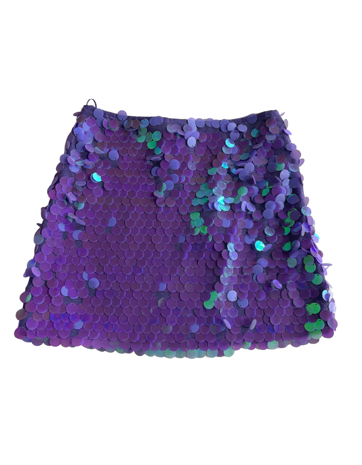 Nasty Gal - Purple Sequin Skirt - US8 (Like-New)