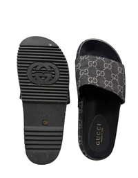Dupe Gucci - Embroidered High Heel Flip Flops - EU39 (Like-New)