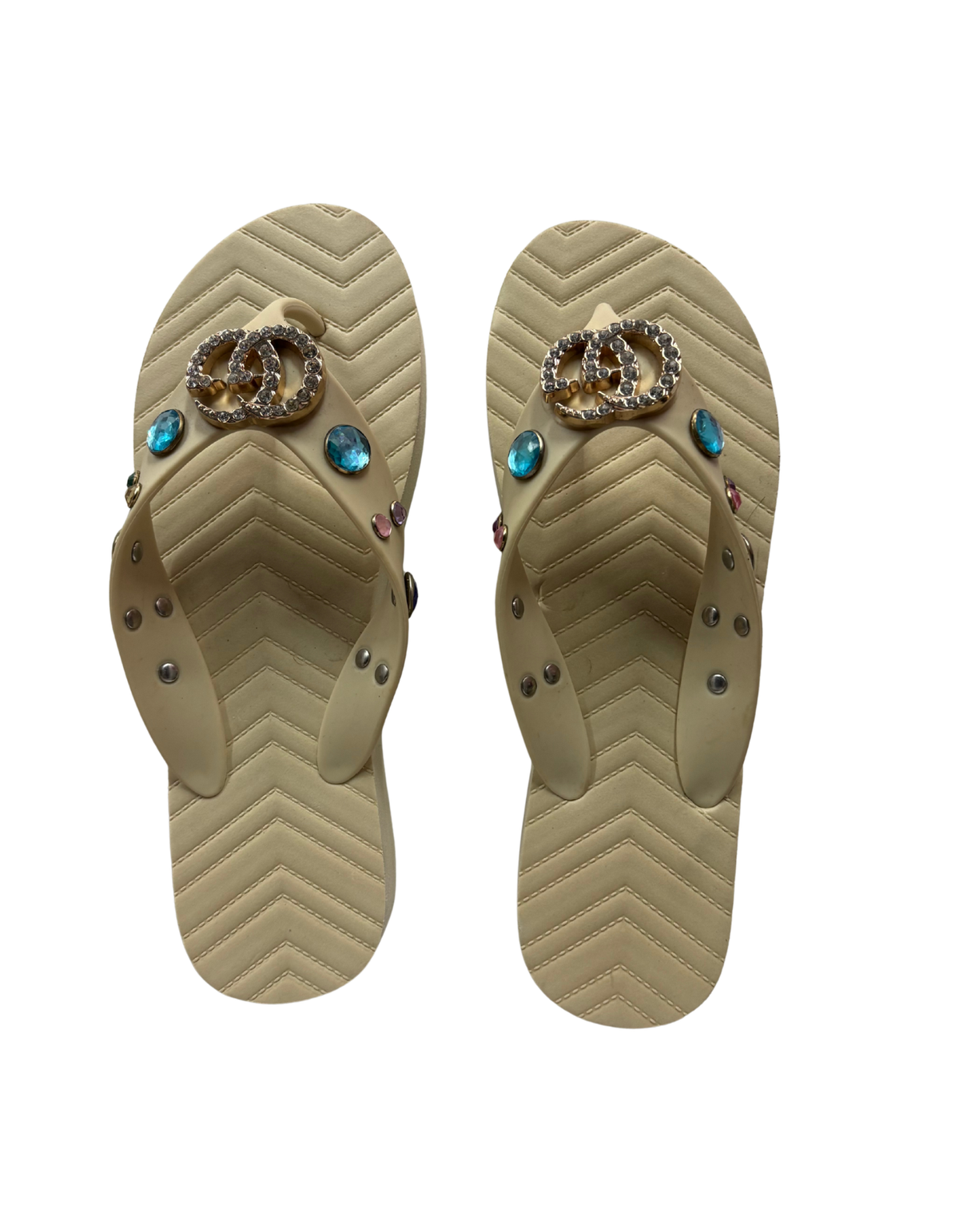 Dupe Gucci - Foam Flip Flops - EU 39 (Like-New)