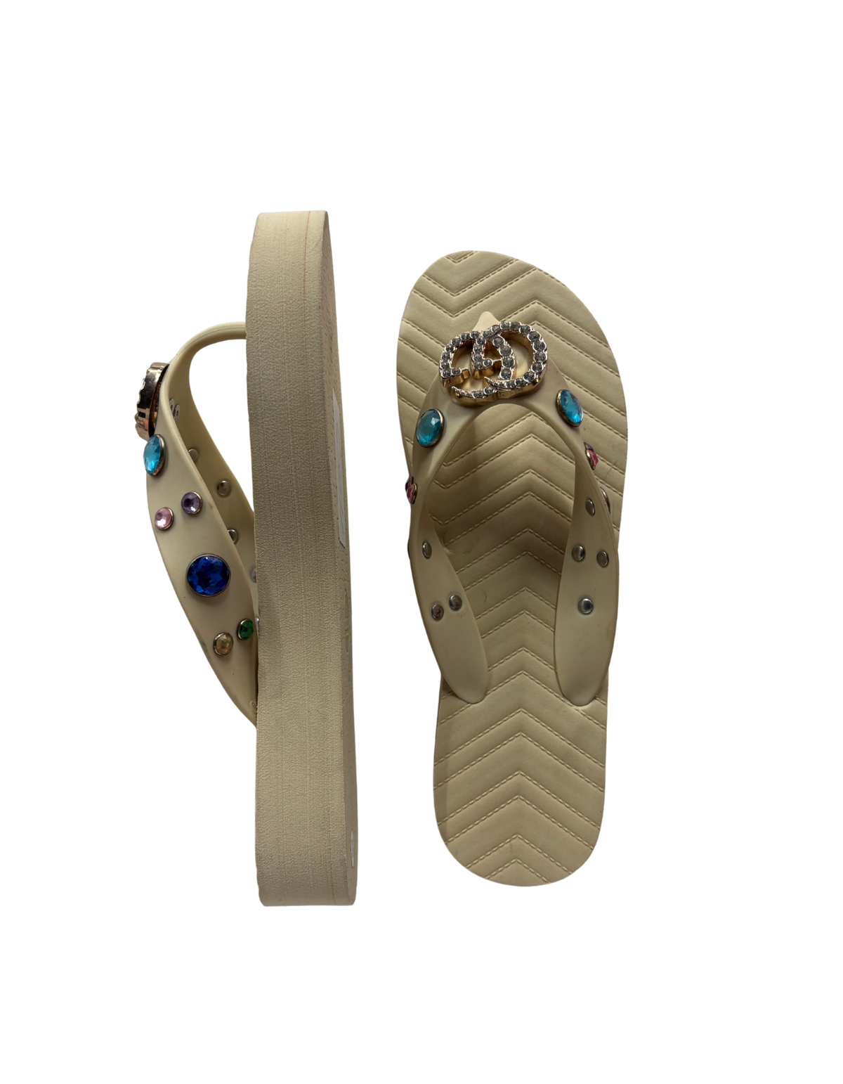 Dupe Gucci - Foam Flip Flops - EU 39 (Like-New)